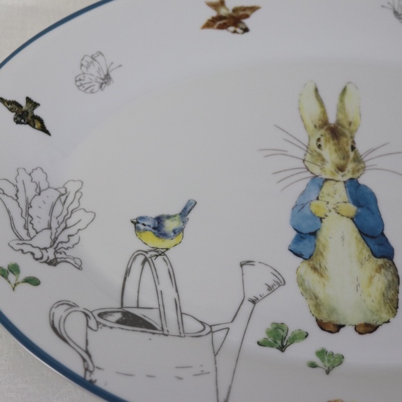 BEATRIX POTTER PETER BUNNY RABBIT EASTER OVAL SERVING PLATTER - NEW - Picture 3 of 5